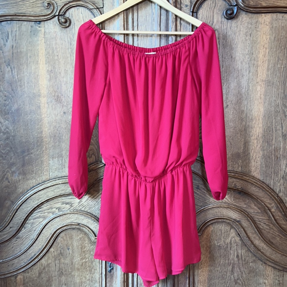 Three Eighty-Two Thompson Off Shoulder Romper - image 7